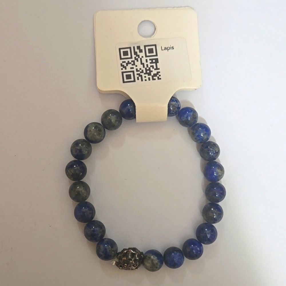 Lapis Gem Stone Bracelet